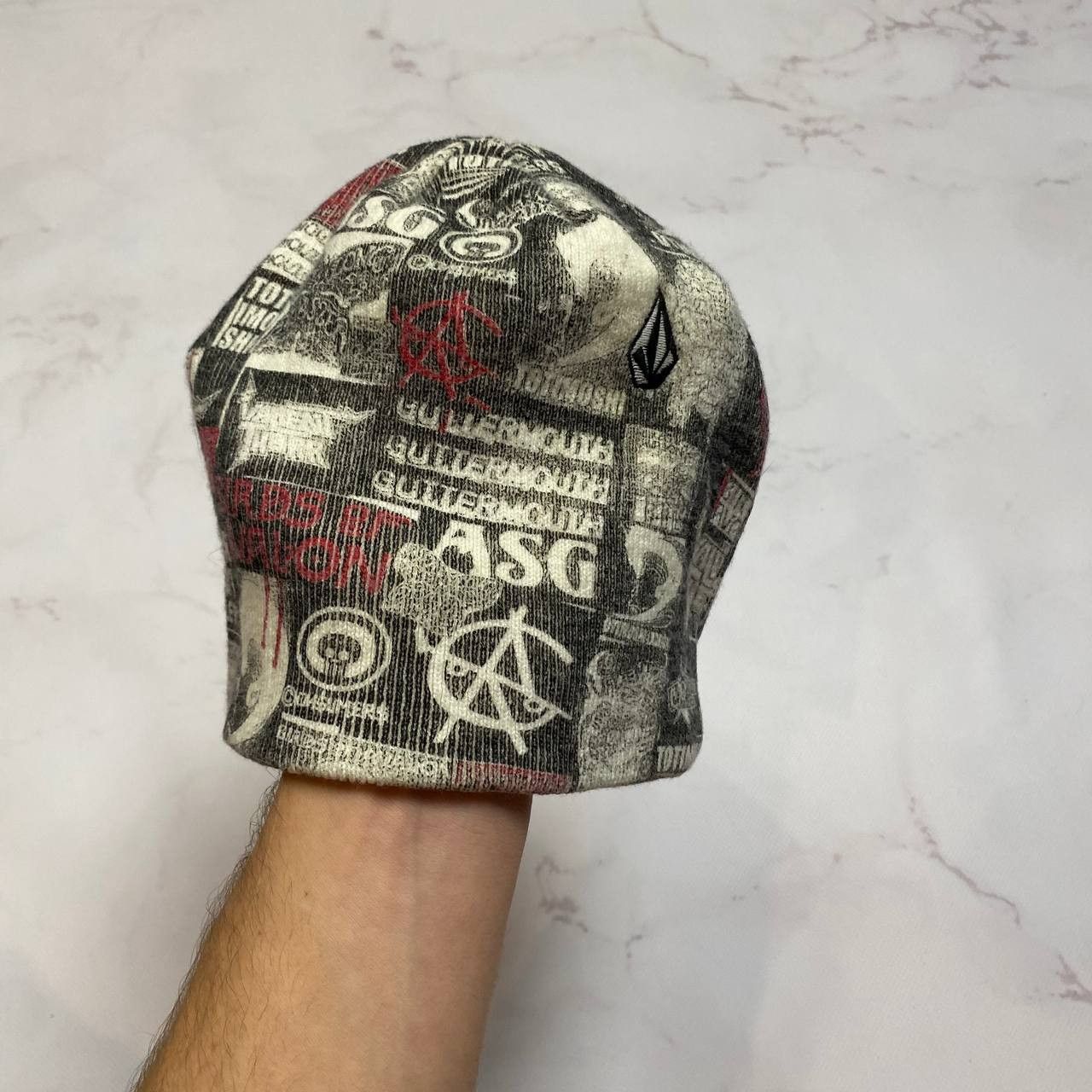 Volcom Volcom Vintage Y2K Hat White Skate Abstraction Anarchy Size ONE SIZE - 5 Thumbnail