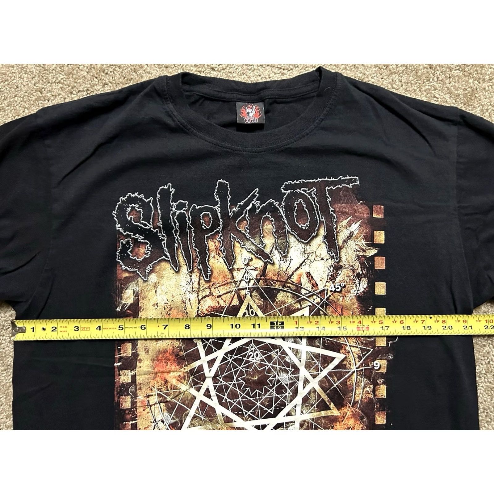 Doublet VINTAGE NWOT Slipknot Graphic T Shirt Men’s L Black Rock Double-Sided Short Sleeve Mens Size US L / EU 52-54 / 3 - 7 Thumbnail