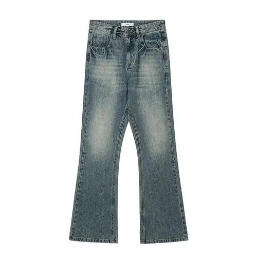 Japanese Brand × Jean High street American washed distressed casual flared jeans Size US 34 / EU 50 - 1 Thumbnail