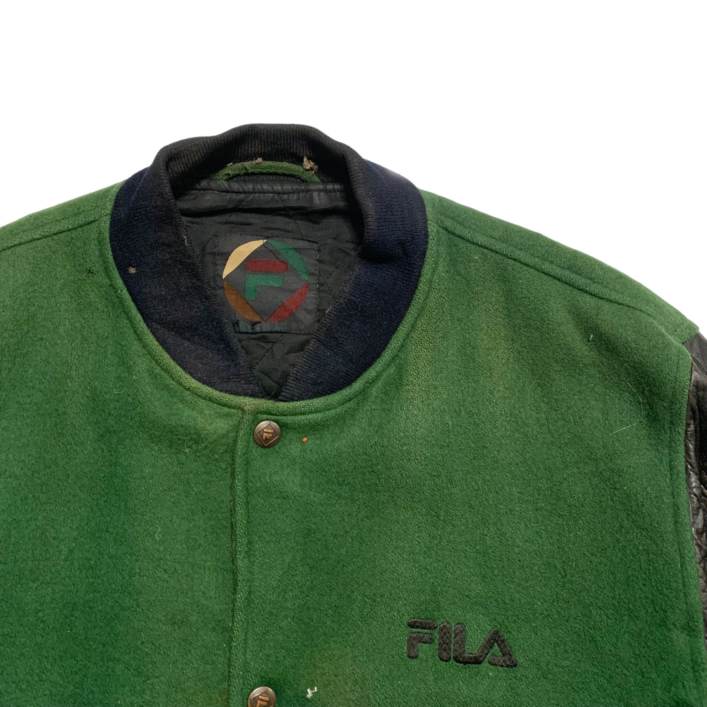 Fila Vintage Fila Spellout Varsity Jacket Size US XXL / EU 58 / 5 - 5 Thumbnail