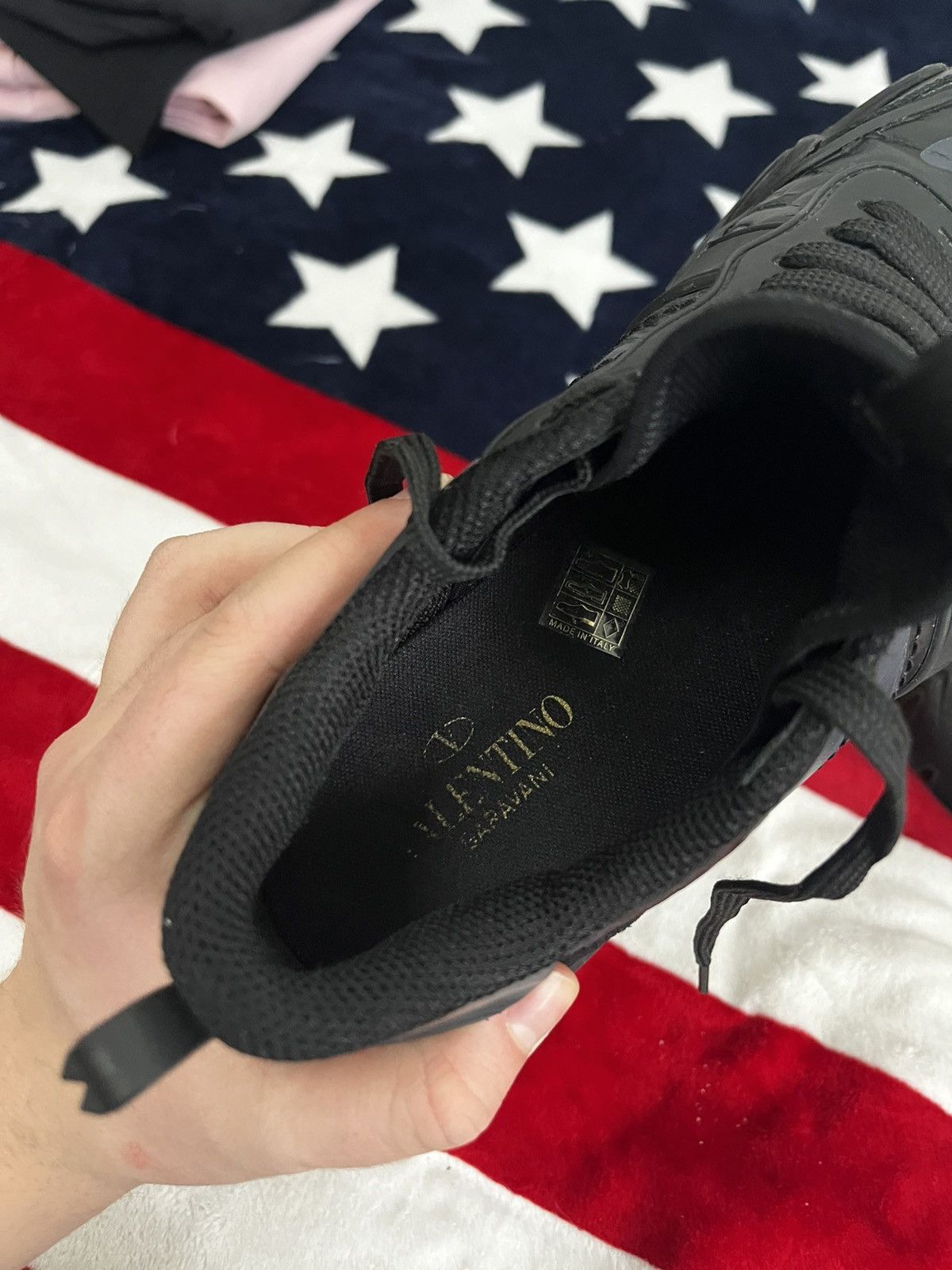 Valentino Valentino Garavani Black Camo Chunky Sneakers Size 41 Size US 8 / EU 41 - 15 Thumbnail