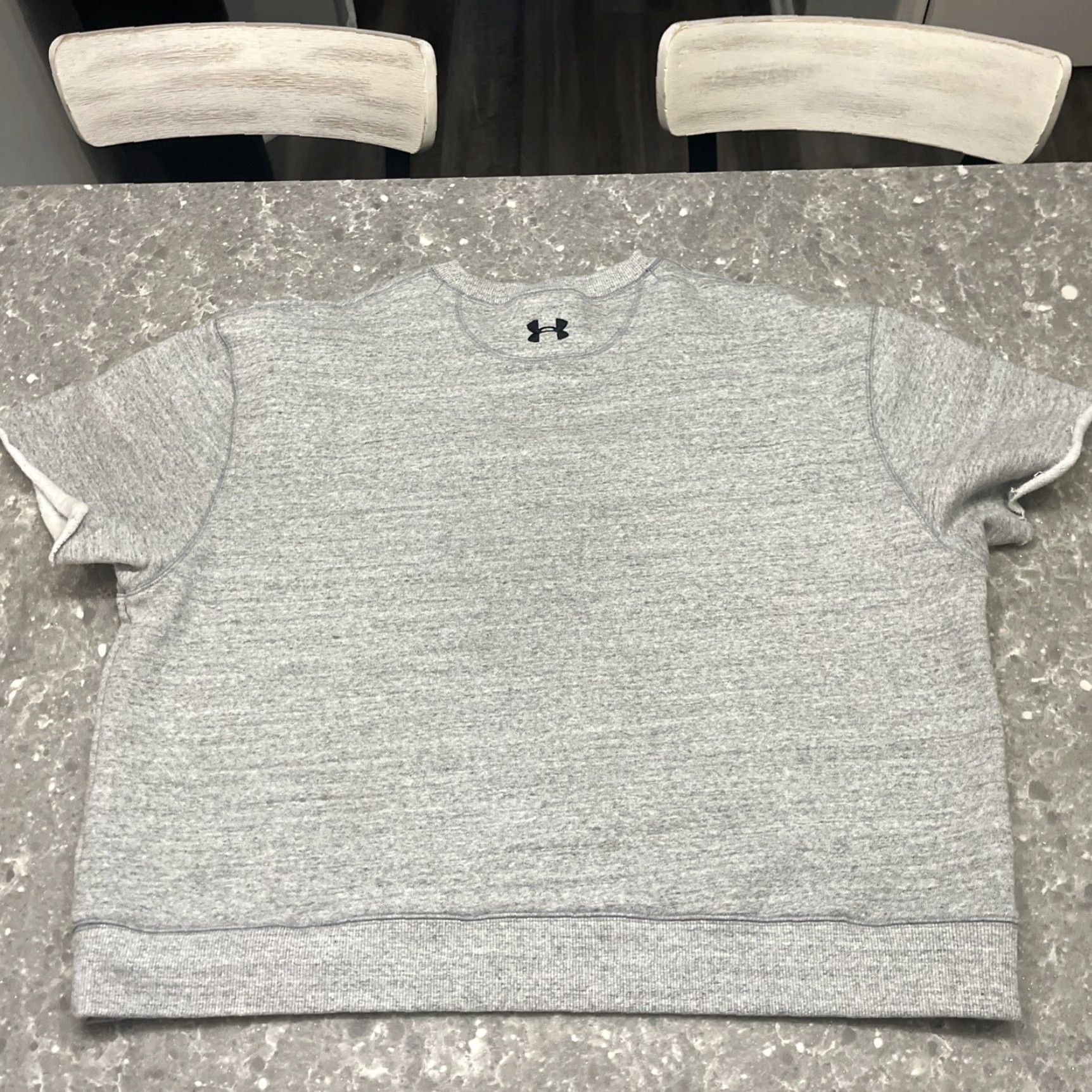 Under Armour Under Armour Project Rock Cutoff Sweatshirt Mens L Gray Size US L / EU 52-54 / 3 - 6 Thumbnail