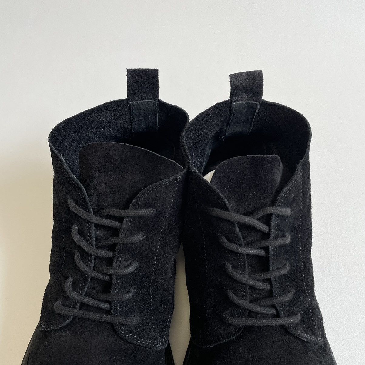 Ann Demeulemeester Early 2010s Black Suede Chukka Boots Size US 12 / EU 45 - 15 Thumbnail