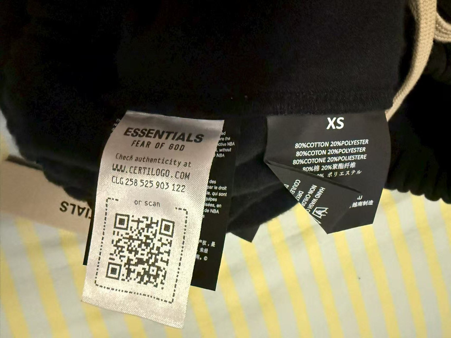 Essentials × NBA Fear of God Essentials x NBA Sweatshorts 'Black' Size US 29 - 5 Thumbnail