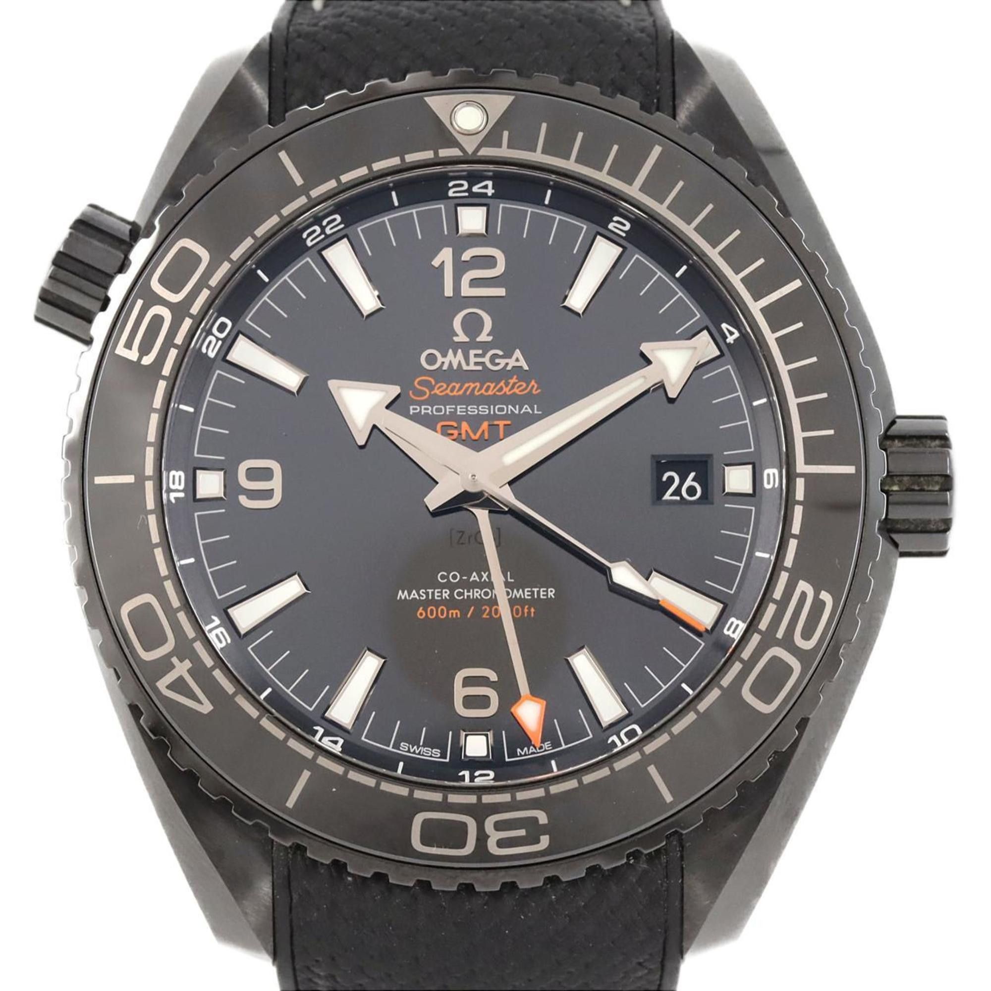 Omega Omega Seamaster Planet Ocean Deep Black GMT 215.92.46.22.01.001 Ceramic Wristwatch Automatic Size ONE SIZE - 1 Thumbnail