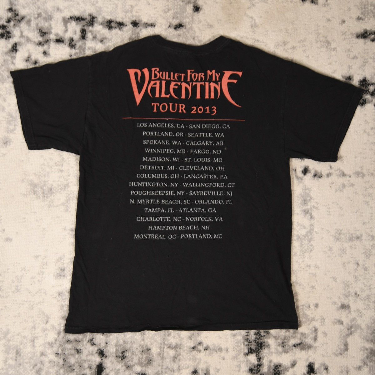 Band Tees Y2K Bullet For My Valentine 2013 Tour Band T-Shirt Size US L / EU 52-54 / 3 - 2 Thumbnail
