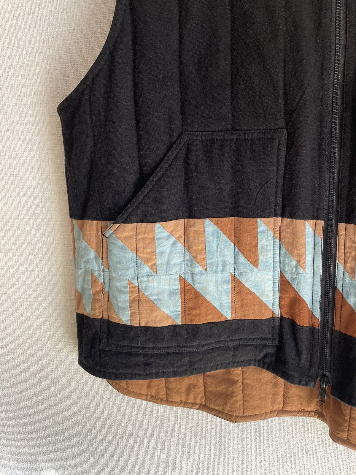 Story Mfg. Story MFG patchwork Vest Size US M / EU 48-50 / 2 - 2 Thumbnail