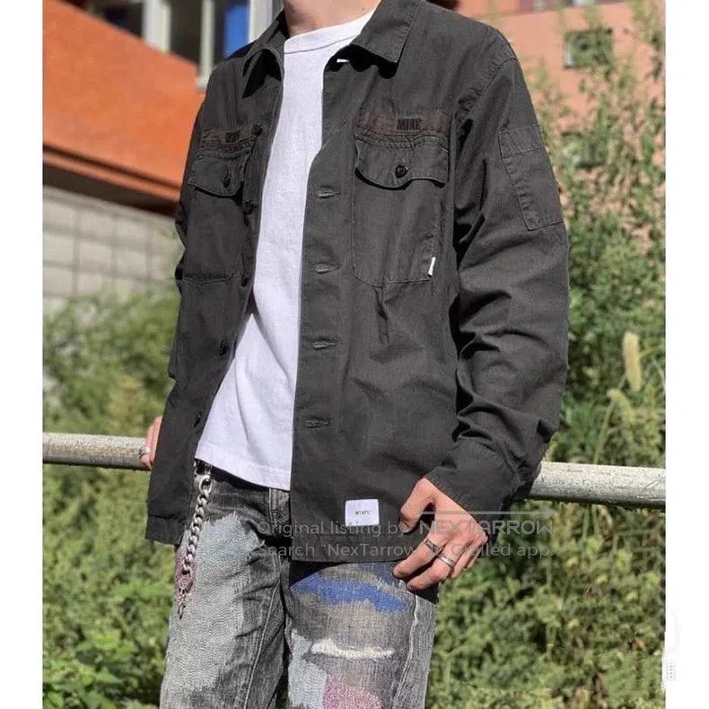 Wtaps Wtaps Washed Two-Pocket Work Shirt Jacket Size US S / EU 44-46 / 1 - 1 Thumbnail
