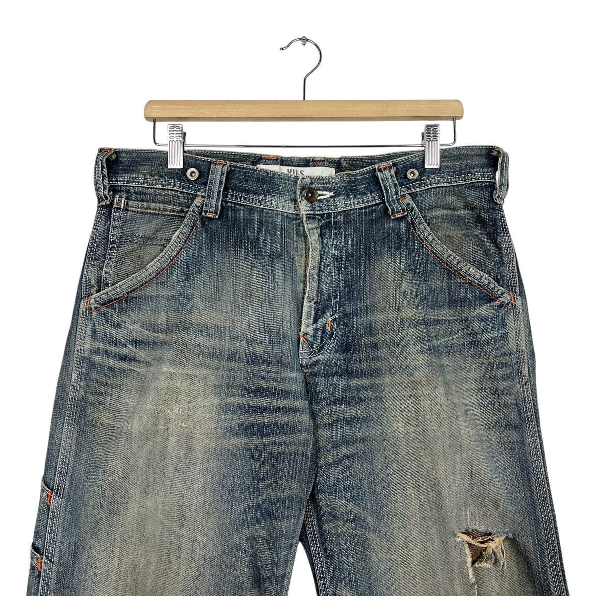 Edwin Vintage Edwin Lot 405 Distressed Denim Jeans Size US 34 / EU 50 - 2 Thumbnail