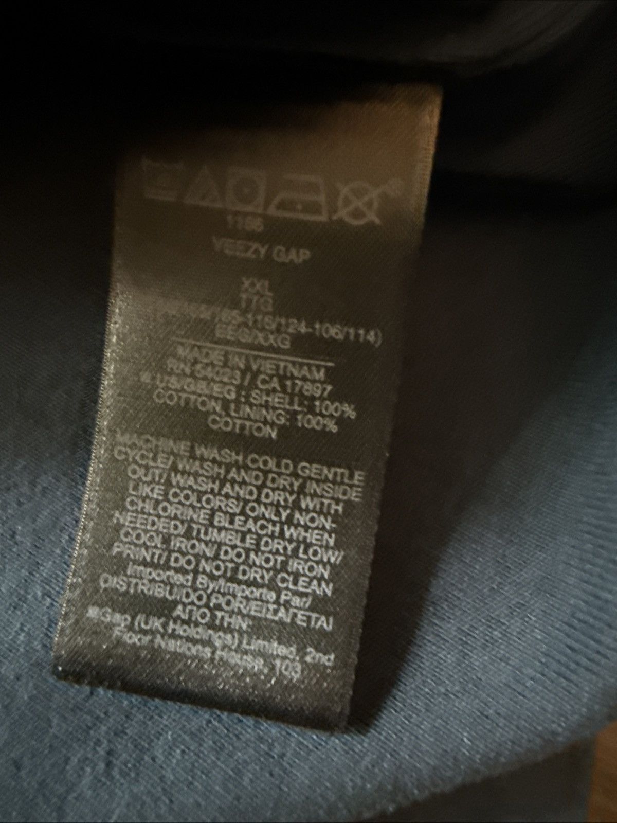Balenciaga × Gap × Kanye West YEEZY GAP 78 Dove Crop Tee XXL Dark Gray Oversized Fit NWT Size US XXL / EU 58 / 5 - 4 Thumbnail