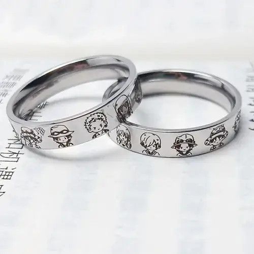 Japanese Brand × Vintage Anime Japanese Ring Size 7 8 9 10 Size ONE SIZE - 3 Thumbnail