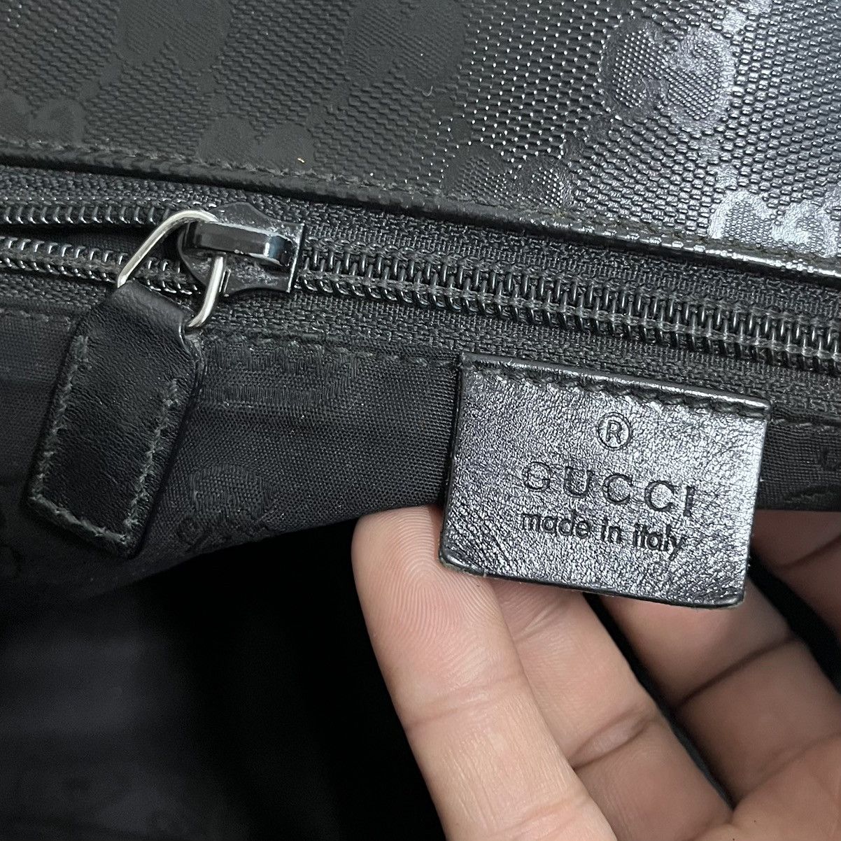 Gucci Gucci Messenger GG Supreme Lona Bandolera Hombre Black Size ONE SIZE - 9 Thumbnail
