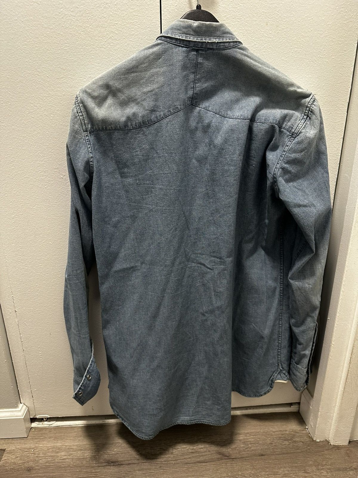 Balmain BALMAIN 2011 Denim Shirt Circle Size M DECARNIN Size US M / EU 48-50 / 2 - 2 Thumbnail