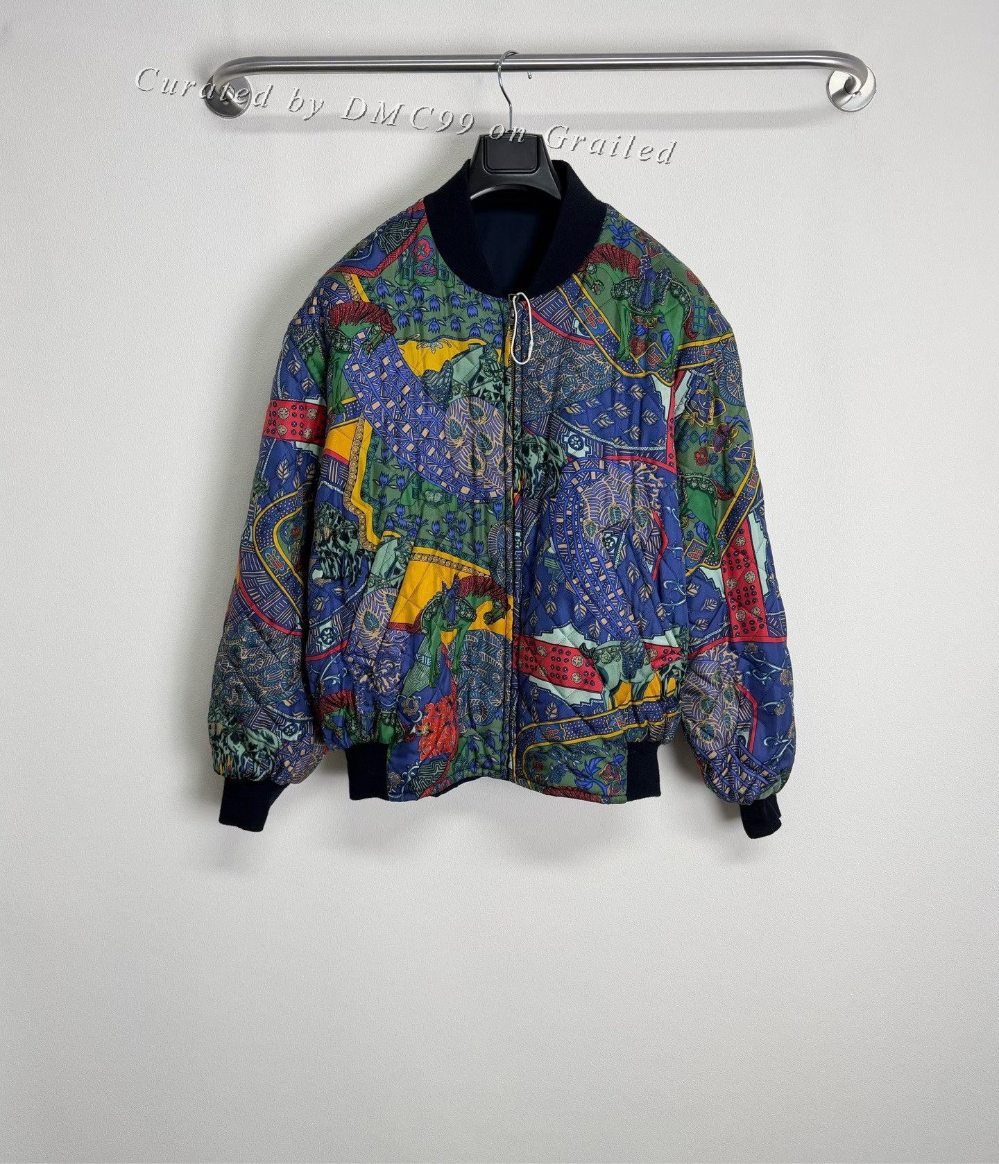 Hermes Hermes Graffiti Oil Painting Knight Jacket Size US L / EU 52-54 / 3 - 1 Thumbnail