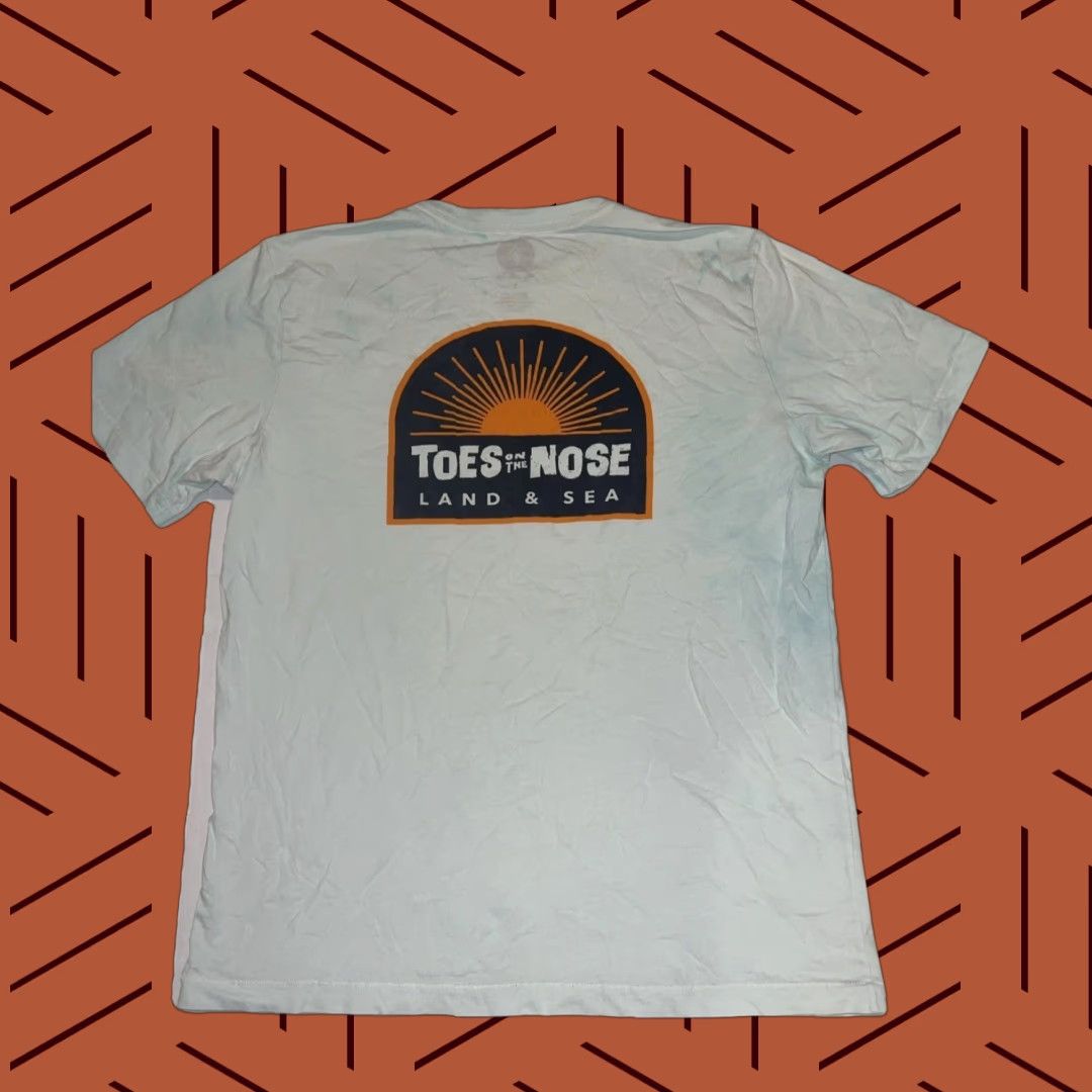 Vintage Toes On The Nose T-Shirt XL Surfboards Sunset Surfer Design Navy Blue Cotton Crew Neck Short Sleeve Vintage? Size US XL / EU 56 / 4 - 1 Thumbnail