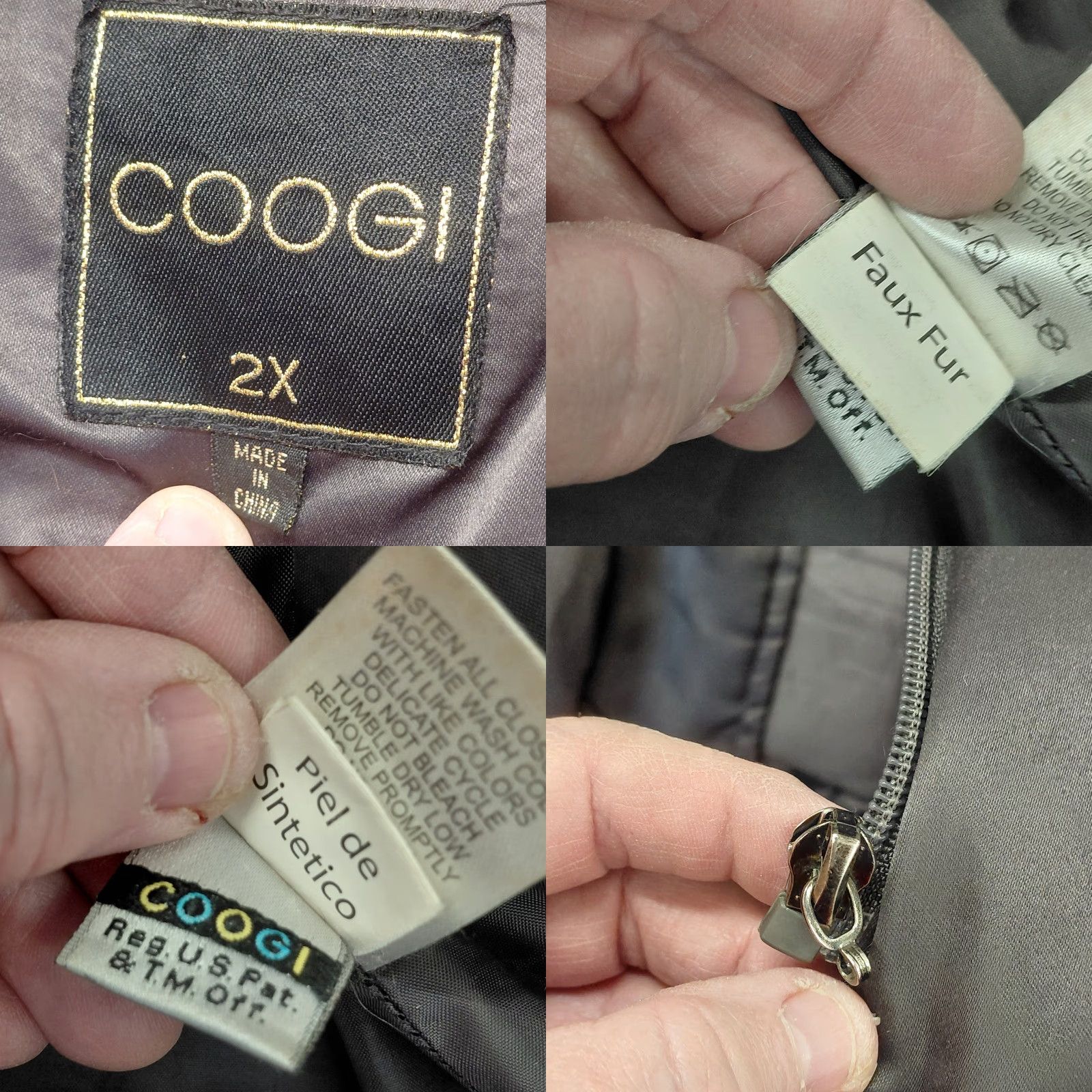 Coogi **VINTAGE COOGI Women's Size 2X Brownish Black Puffer Coat** User: **Vintage COOGI Women's Size 2X Brownish Black Puffer Jacket** Size XXL / US 16-18 / IT 52-54 - 8 Thumbnail