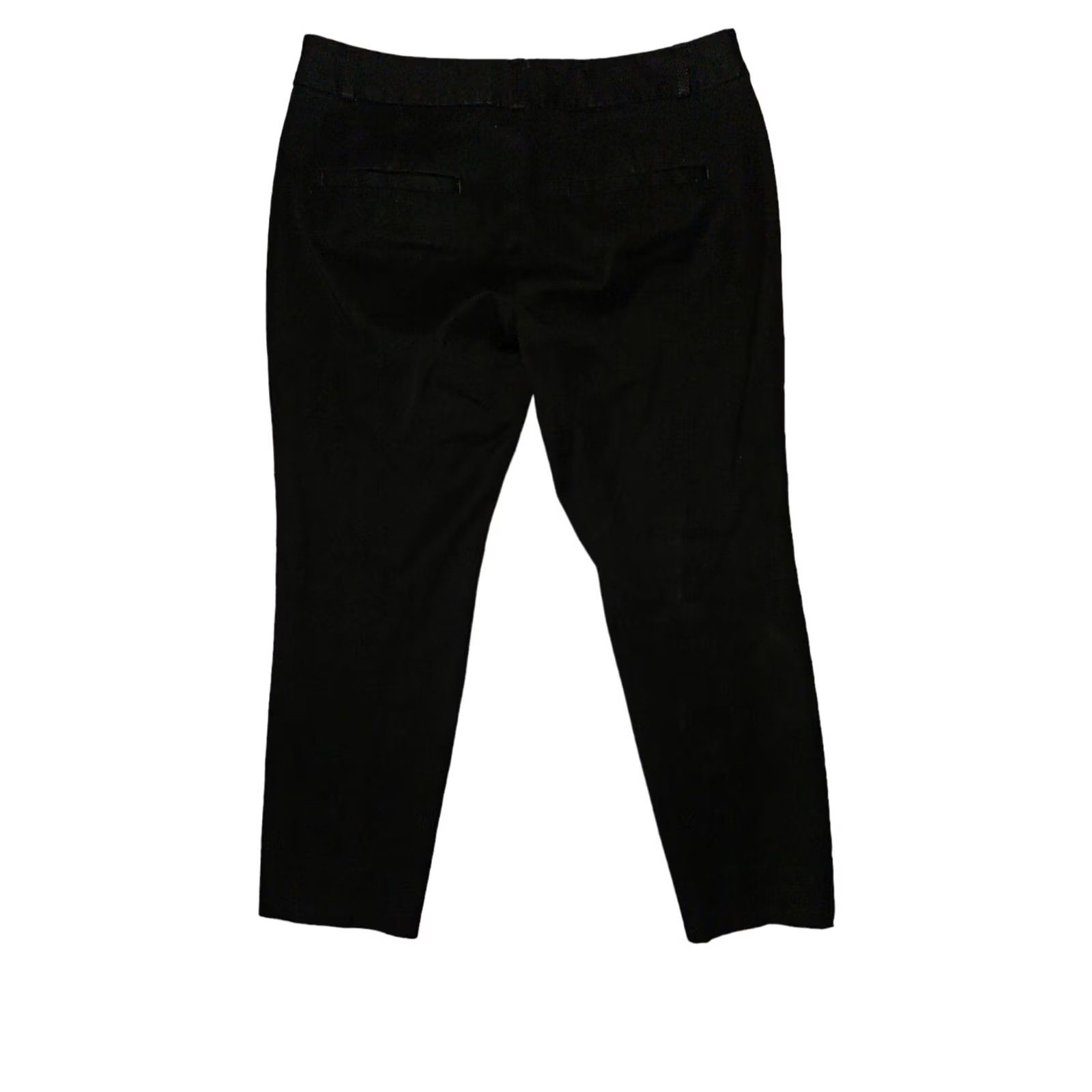 Banana Republic VINTAGE Banana Republic Sloan Crop Capris Women's 2P Black Pockets Stretch Casual Travel Size ONE SIZE - 7 Thumbnail