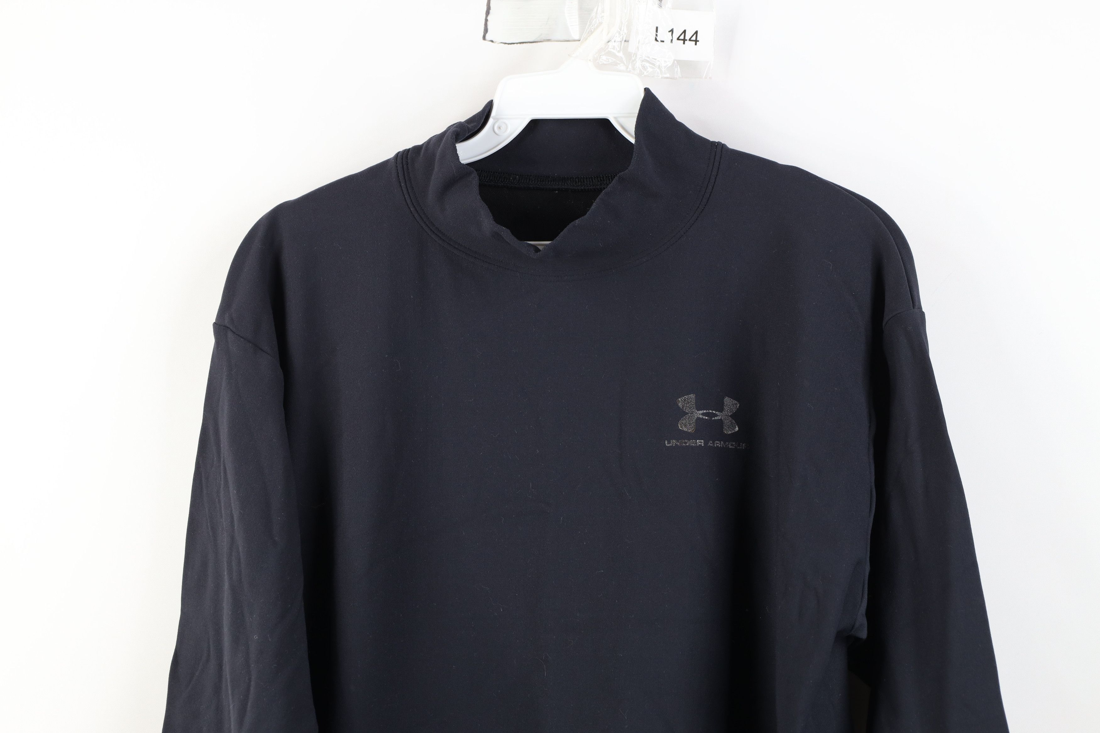 Under Armour Vintage Under Armour Tactical Compression Mock Neck T-Shirt Size US XXL / EU 58 / 5 - 2 Thumbnail