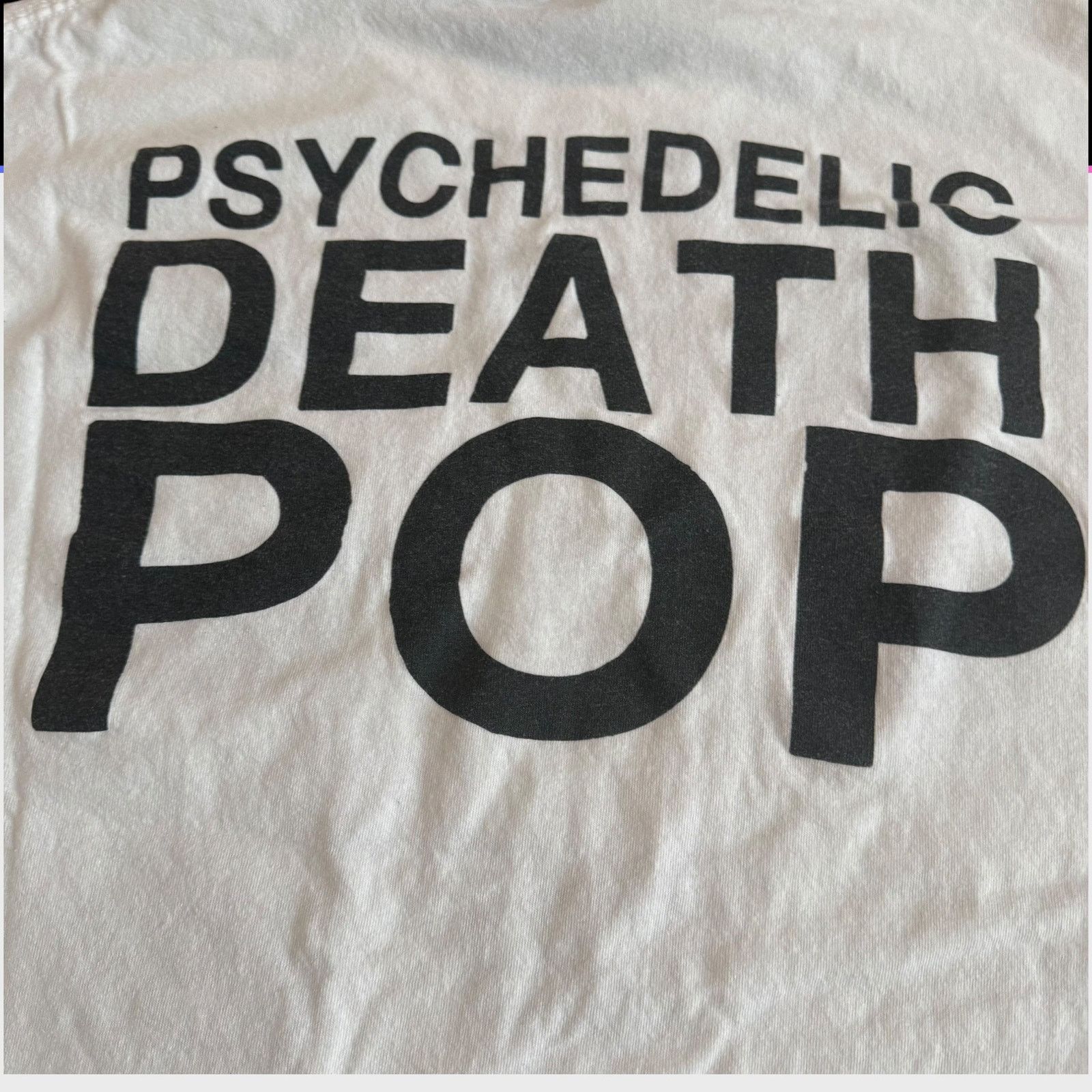 Band Tees Kent State Band Pyschedlic Death Pop White T-Shirt Size L Size US L / EU 52-54 / 3 - 5 Thumbnail