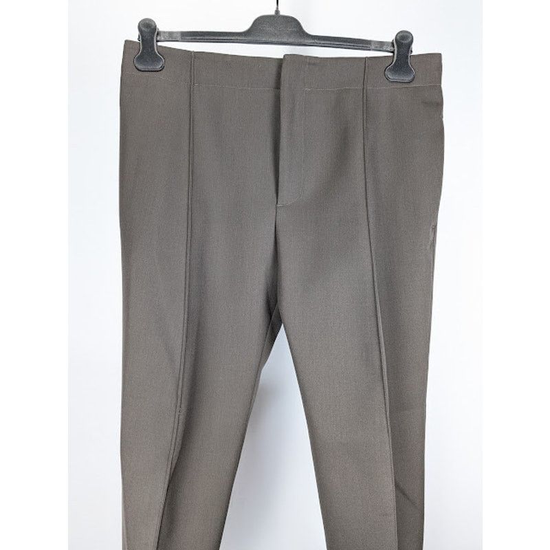 Bottega Veneta o1rshd1 Compact Wool Trousers in Olive Size US 36 / EU 52 - 3 Thumbnail