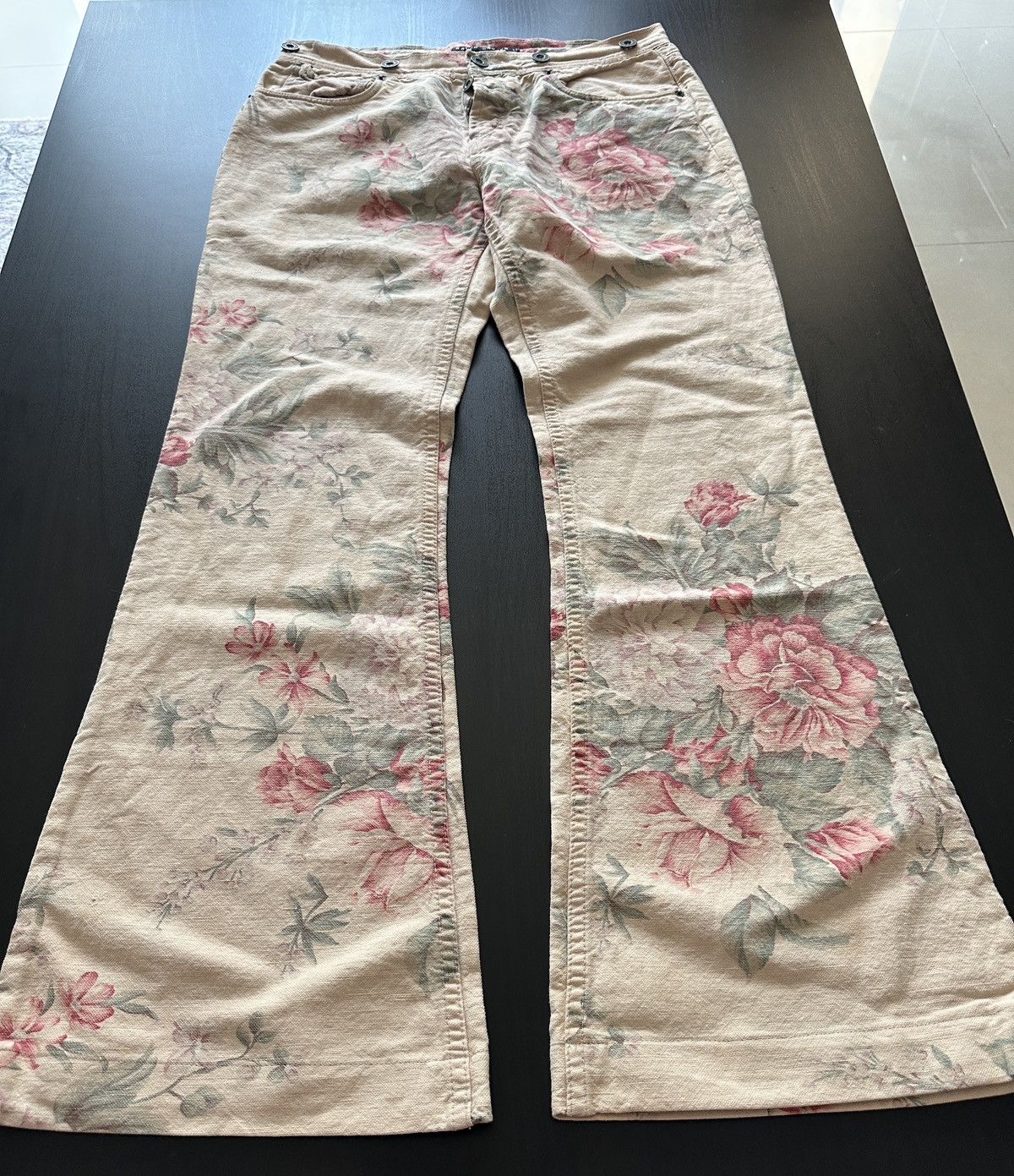 Ralph Lauren Vintage Ralph Lauren Floral Pants (2004) –Archive Piece Size 30" / US 8 / IT 44 - 2 Thumbnail