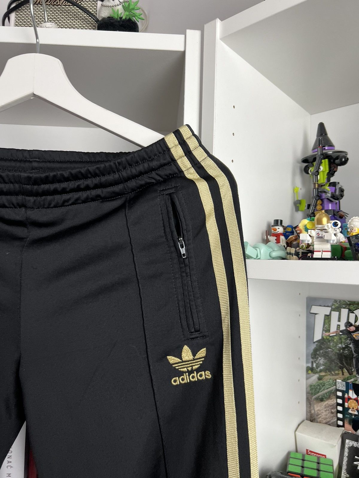 Adidas × Vintage Vintage y2k Adidas wide leg baggy sweatpants S blockcore 00s Size 30" / US 8 / IT 44 - 4 Thumbnail