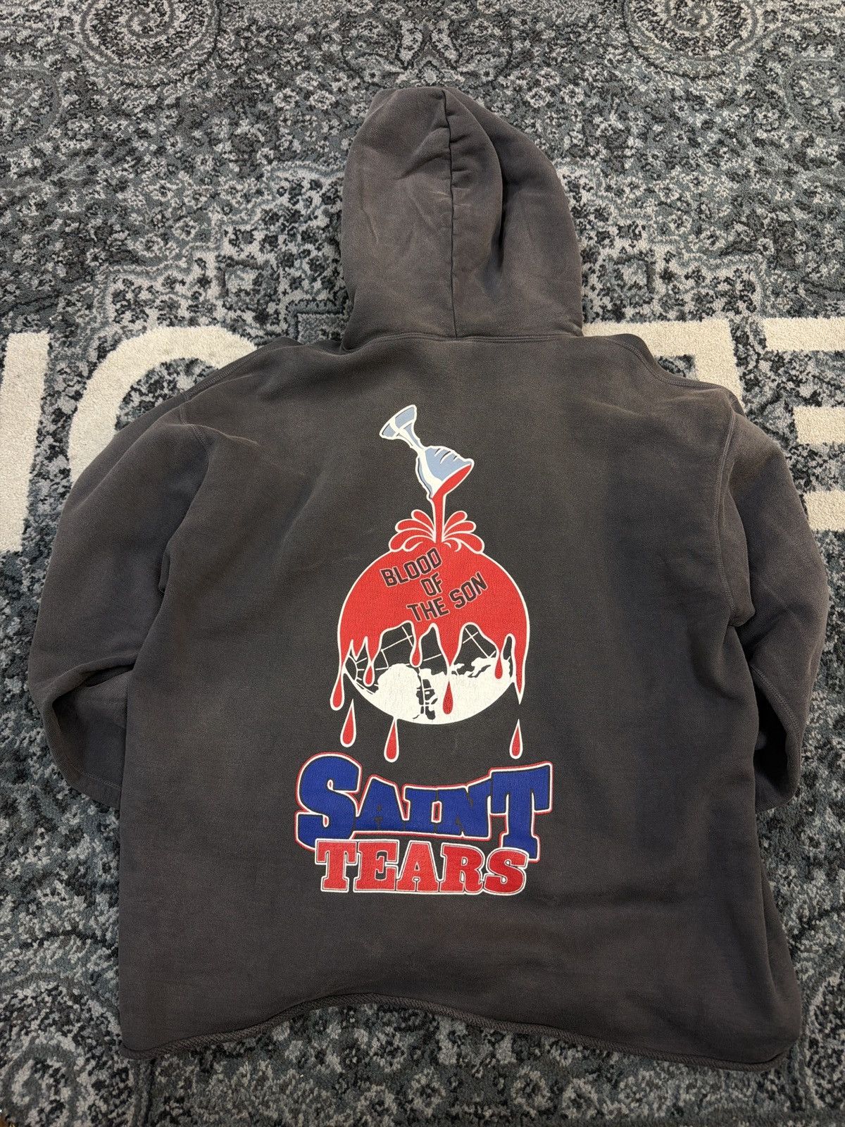 DENIM TEARS × Saint Michael Saint Michael Denim Tears Holy Grail Hoodie black Size US XL / EU 56 / 4 - 2 Thumbnail