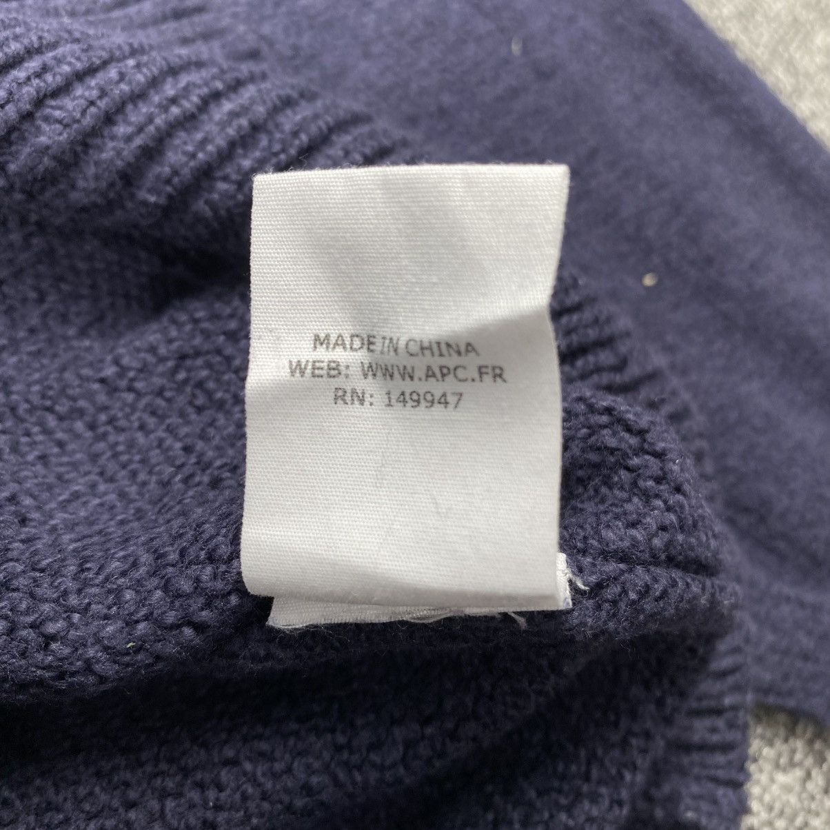 A.P.C. A.P.C Knit Sweater in Navy Size US XL / EU 56 / 4 - 5 Thumbnail