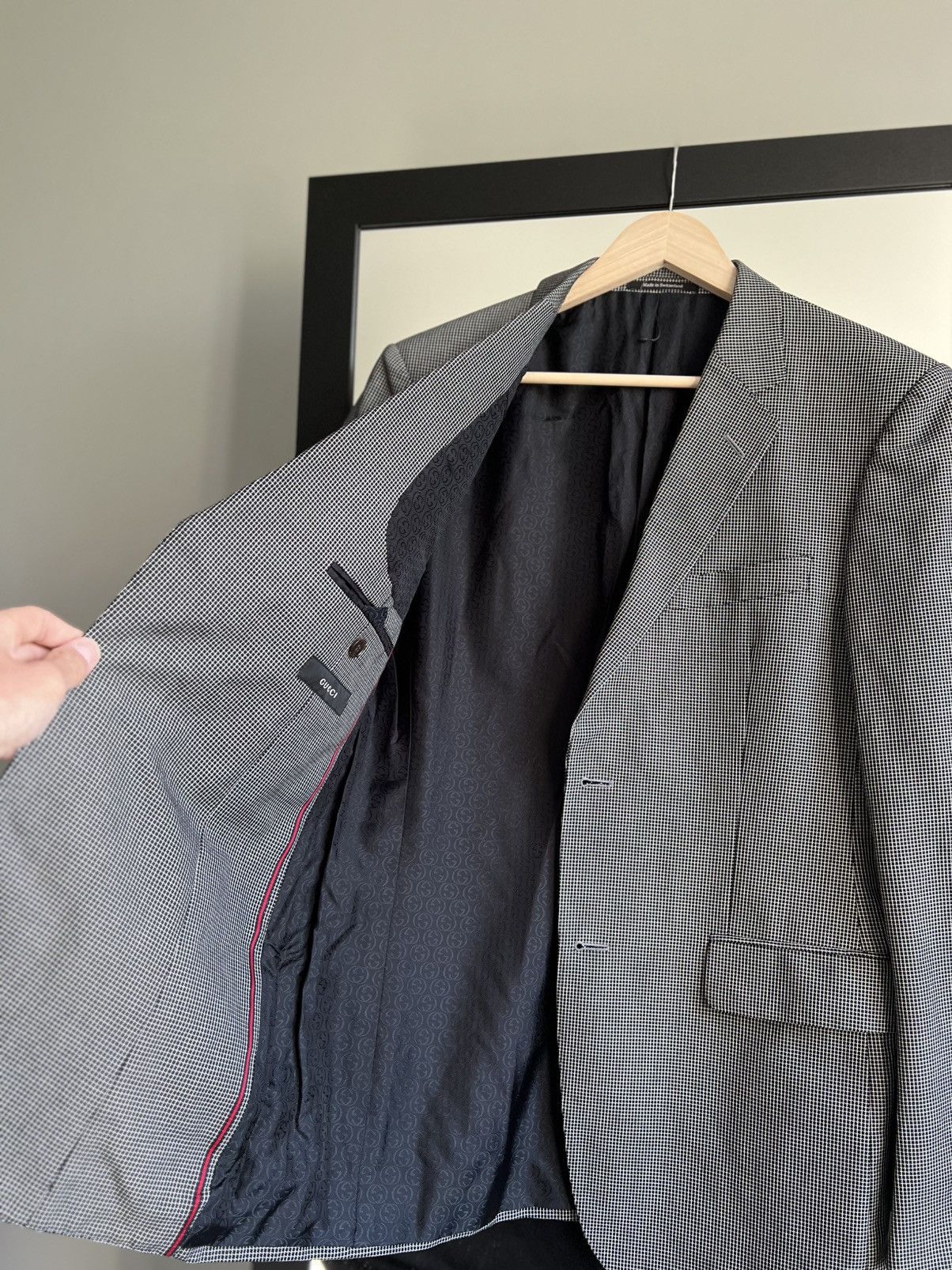 Gucci Gucci by Tom Ford Cell Suit Blazer Size 48R - 4 Thumbnail