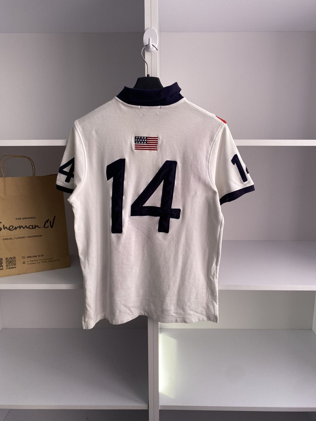 Polo Ralph Lauren × Vintage Vintage Polo Ralph Lauren Chief Keef Style Polo Tee Size US L / EU 52-54 / 3 - 14 Thumbnail