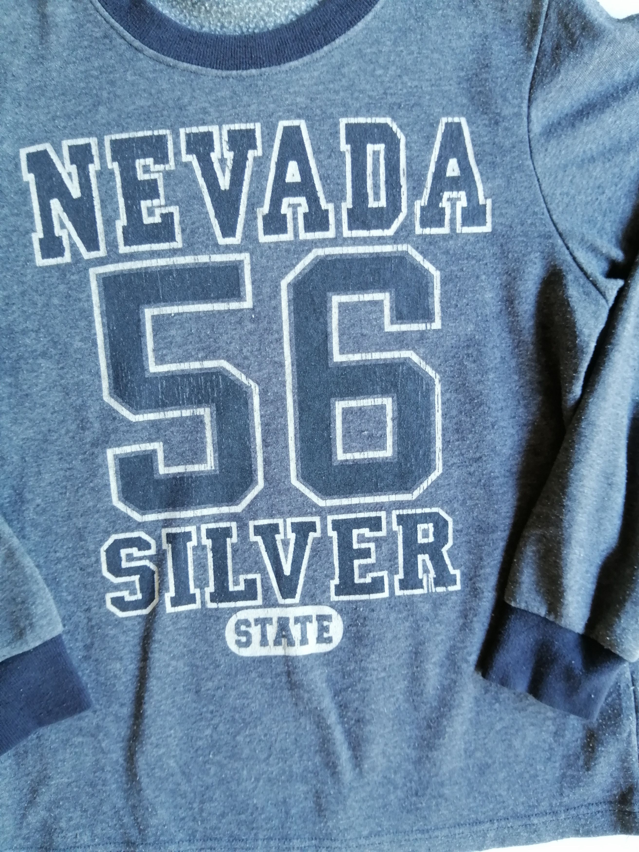 Designer × Japanese Brand Vintage Perfect.D Nevada Silver Long Sleeve T-Shirt Size US M / EU 48-50 / 2 - 2 Thumbnail