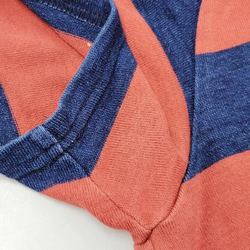 Visvim VISVIM SS BIG BORDER TEE T SHIRT indigo red stripe Size US L / EU 52-54 / 3 - 8 Thumbnail