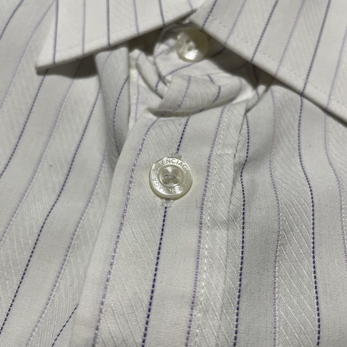 Balenciaga × Crocs Balenciaga Vintage Shirts Pocket BB Embroidered Size US XL / EU 56 / 4 - 5 Thumbnail