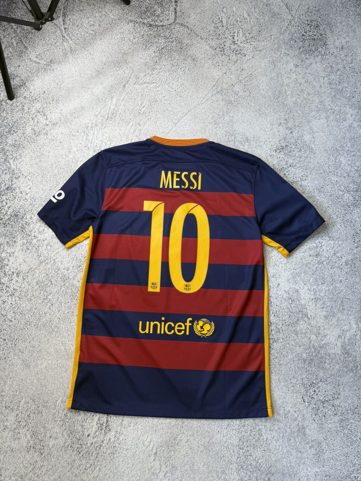 FC BARCELONA SPAIN 2016 HOME FOOTBALL SHIRT JERSEY #10 Messi