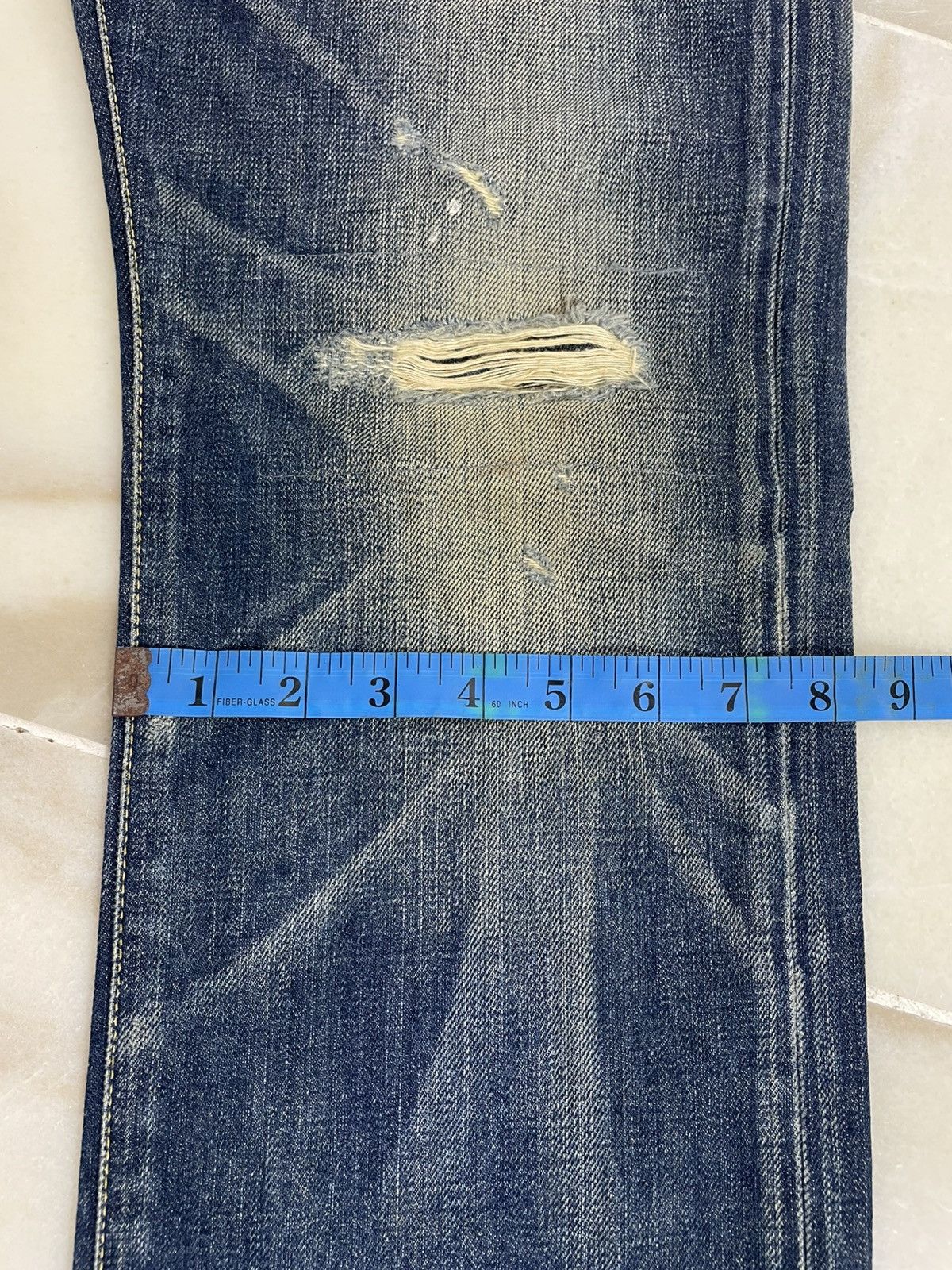 Vintage Vintage Redcard Japanese Distressed Jeans Size US 34 / EU 50 - 14 Thumbnail