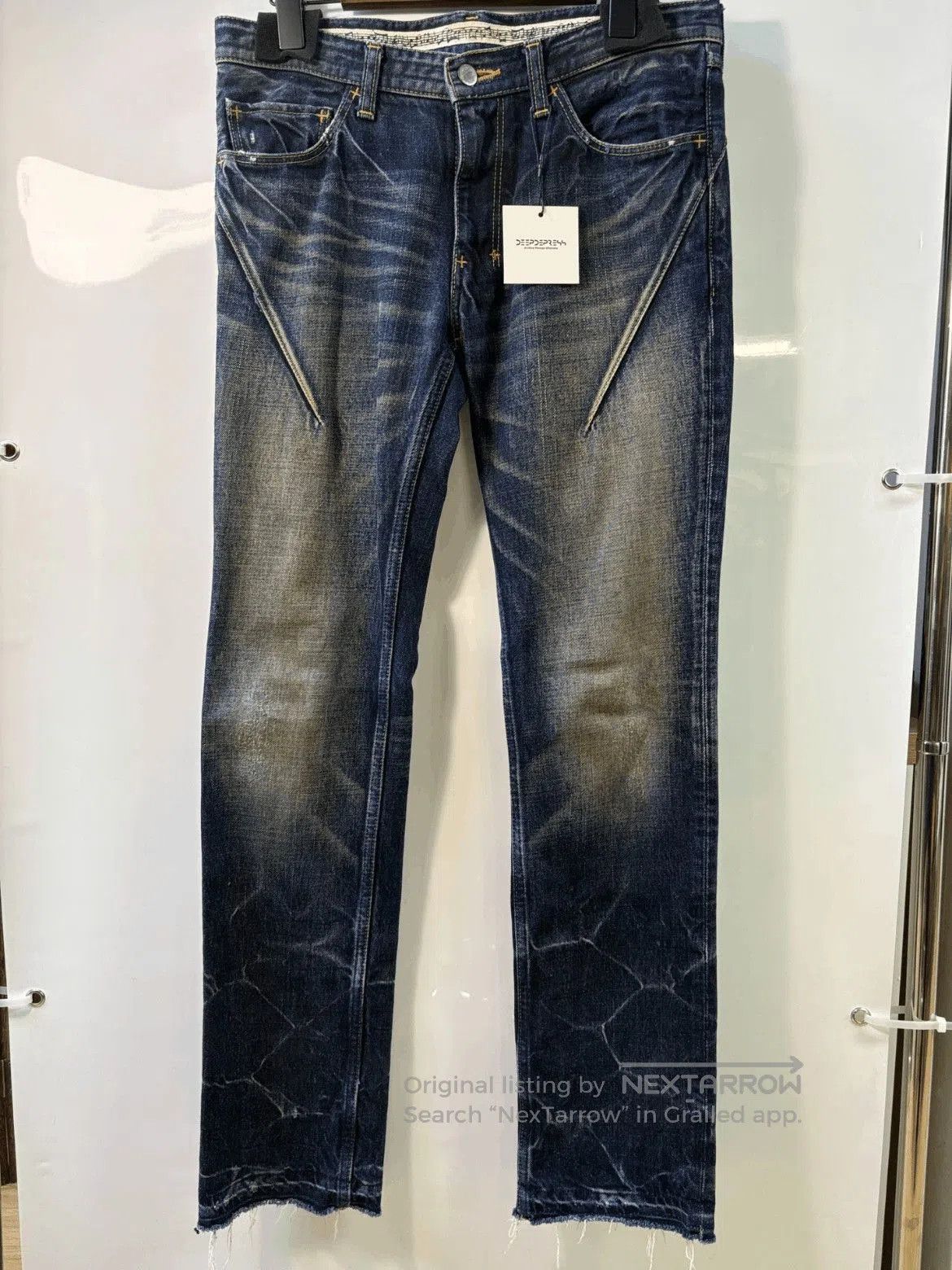 Number (N)ine Sz 2 x 28 Number Nine 09SS Heavy Wash Denim. Size US 30 / EU 46 - 1 Thumbnail