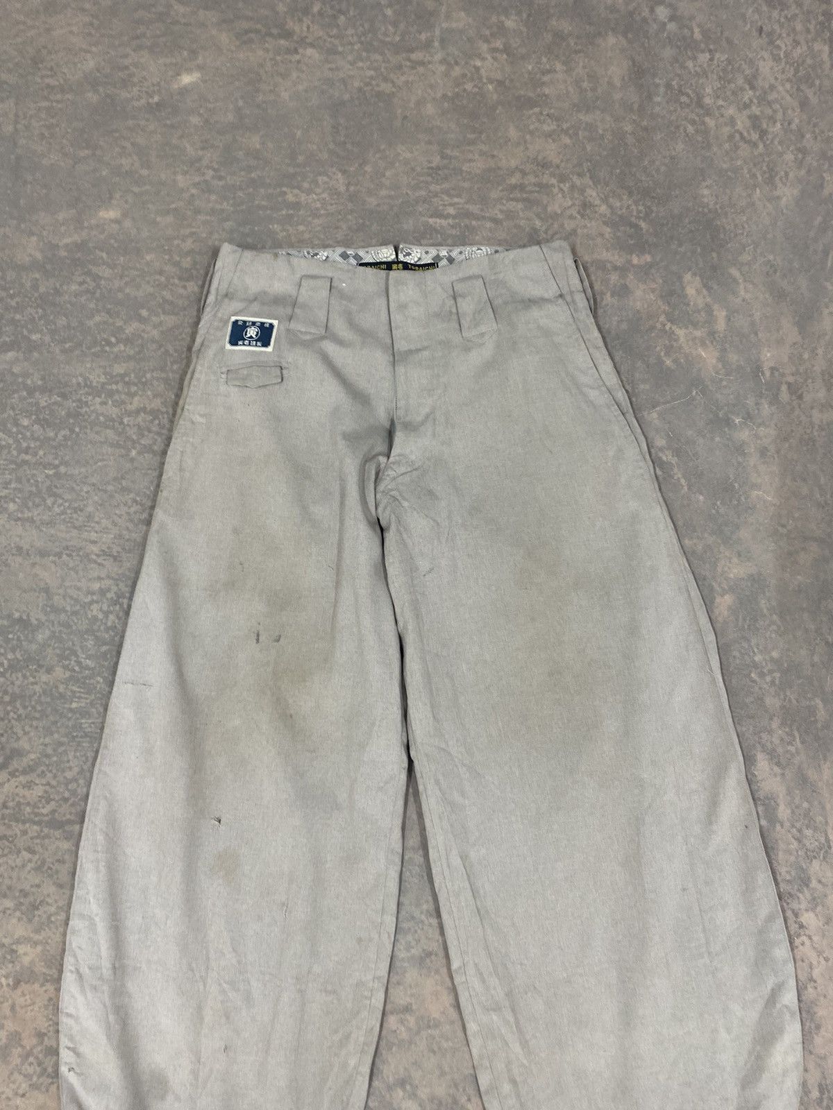 Issey Miyake × Japanese Brand TORAICHI BALLOON MILITARY PANTS ARMY LIKE ISSEY MIYAKE LGB Size US 29 - 4 Thumbnail