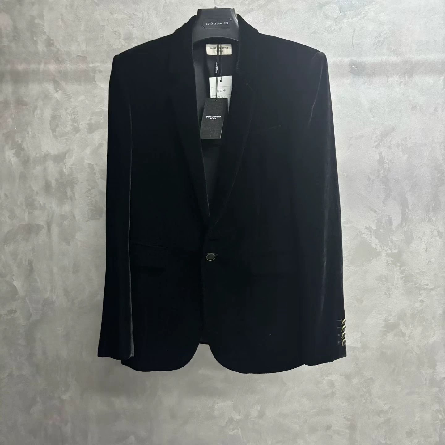 Saint Laurent Paris Saint Laurent Paris Formal Black T-Shirt 48 Women Size XL / US 12-14 / IT 48-50 - 1 Thumbnail