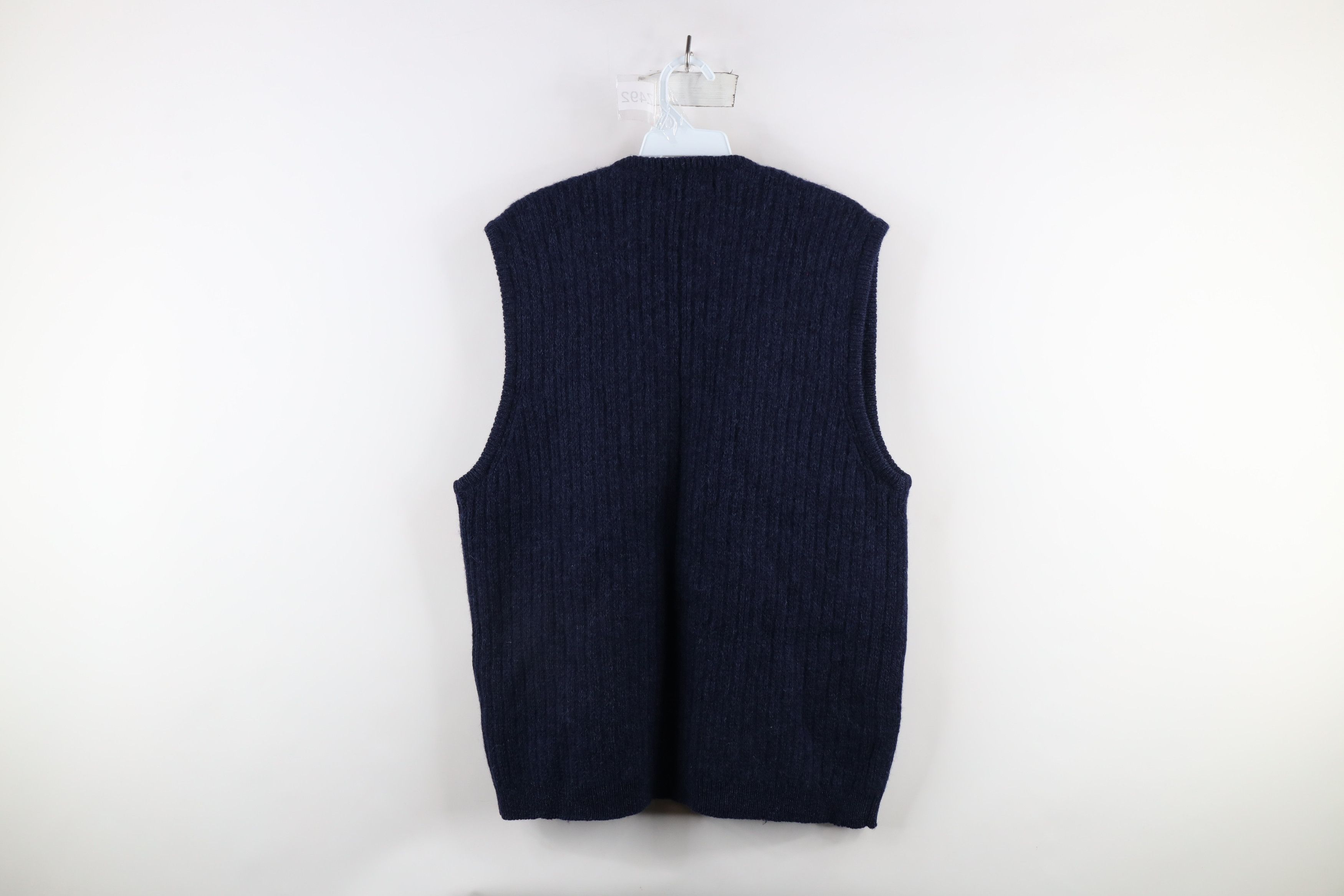Eddie Bauer × Vintage Vintage 90s Eddie Bauer Wool Chunky Ribbed Knit Sweater Vest Size US M / EU 48-50 / 2 - 9 Thumbnail
