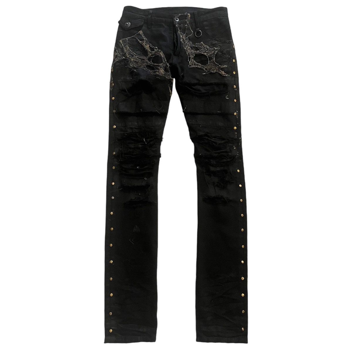 Julius Ss11 Julius x lhp spiderweb denim Size US 30 / EU 46 - 1 Thumbnail