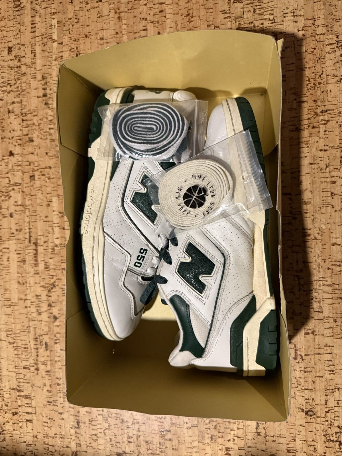 Aime Leon Dore × New Balance Aimé Leon Dore x New Balance 550 ‘Evergreen’ Size US 10 / EU 43 - 2 Thumbnail