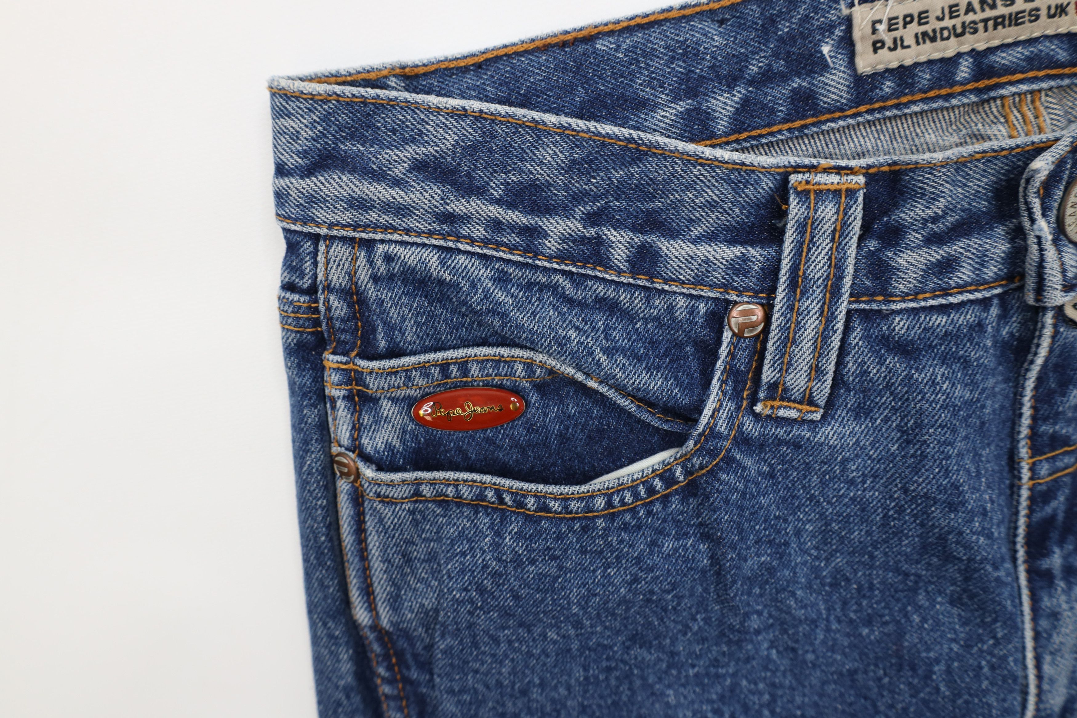 Pepe Jeans Vintage 90s Pepe Jeans Straight Leg Dungaree Denim Jeans Size US 28 / EU 44 - 6 Thumbnail