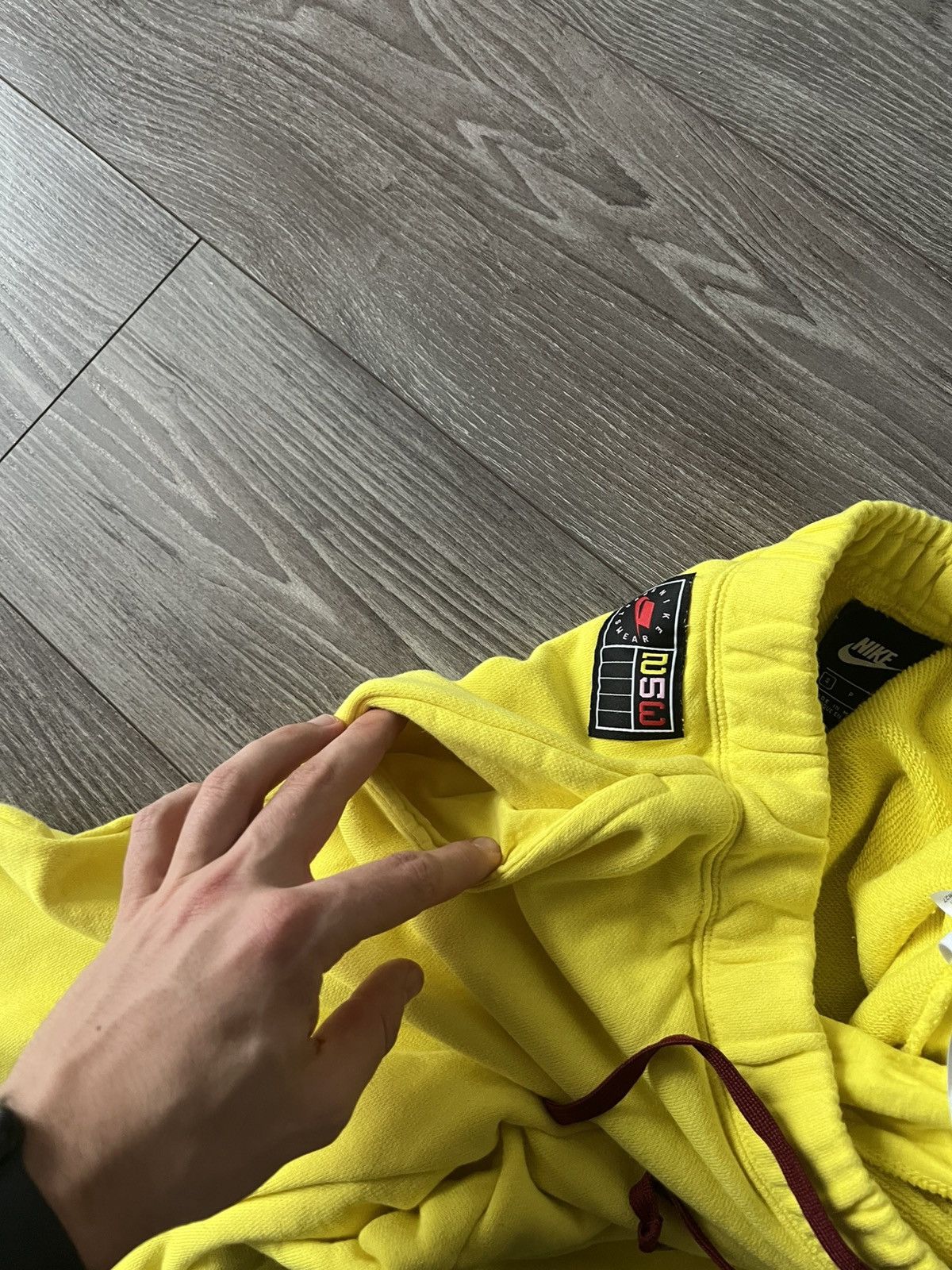 Nike ‼️Nike Sportswear NSW 253 Yellow Cotton Joggers‼️ Size US 32 / EU 48 - 20 Thumbnail