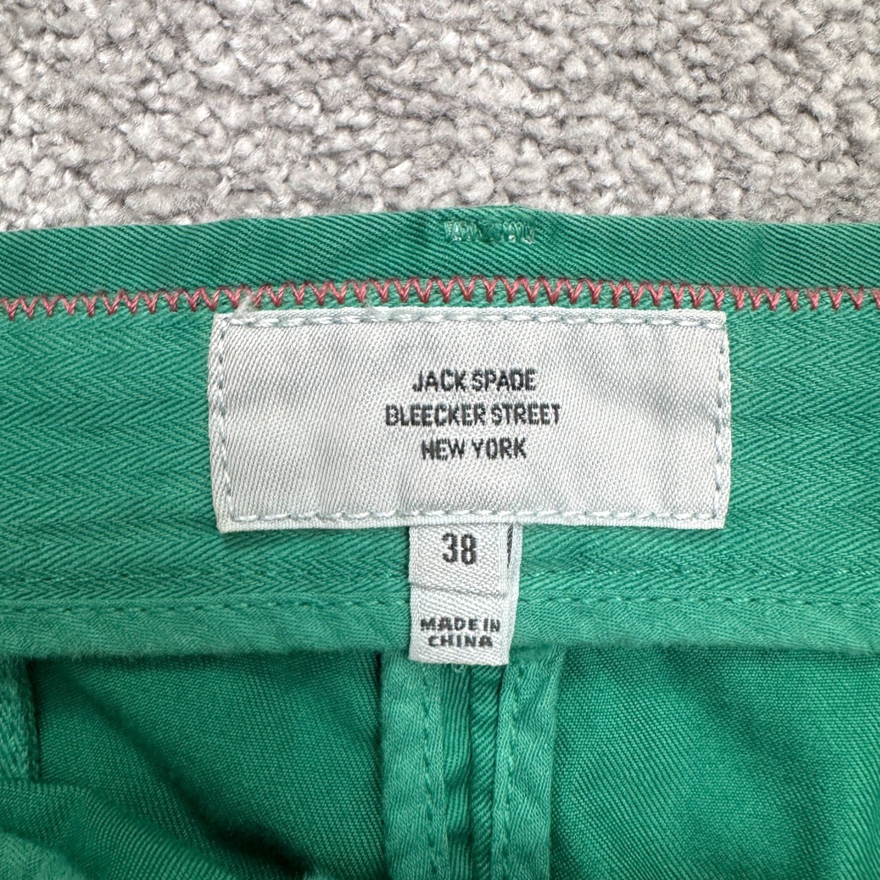 Vintage VINTAGE Jack Spade Bleecker Street New York Chino Shorts Mens 38 Green Flat Front Cotton Regular Inseam 9in Casual Preppy City Men Size US 38 / EU 54 - 6 Thumbnail