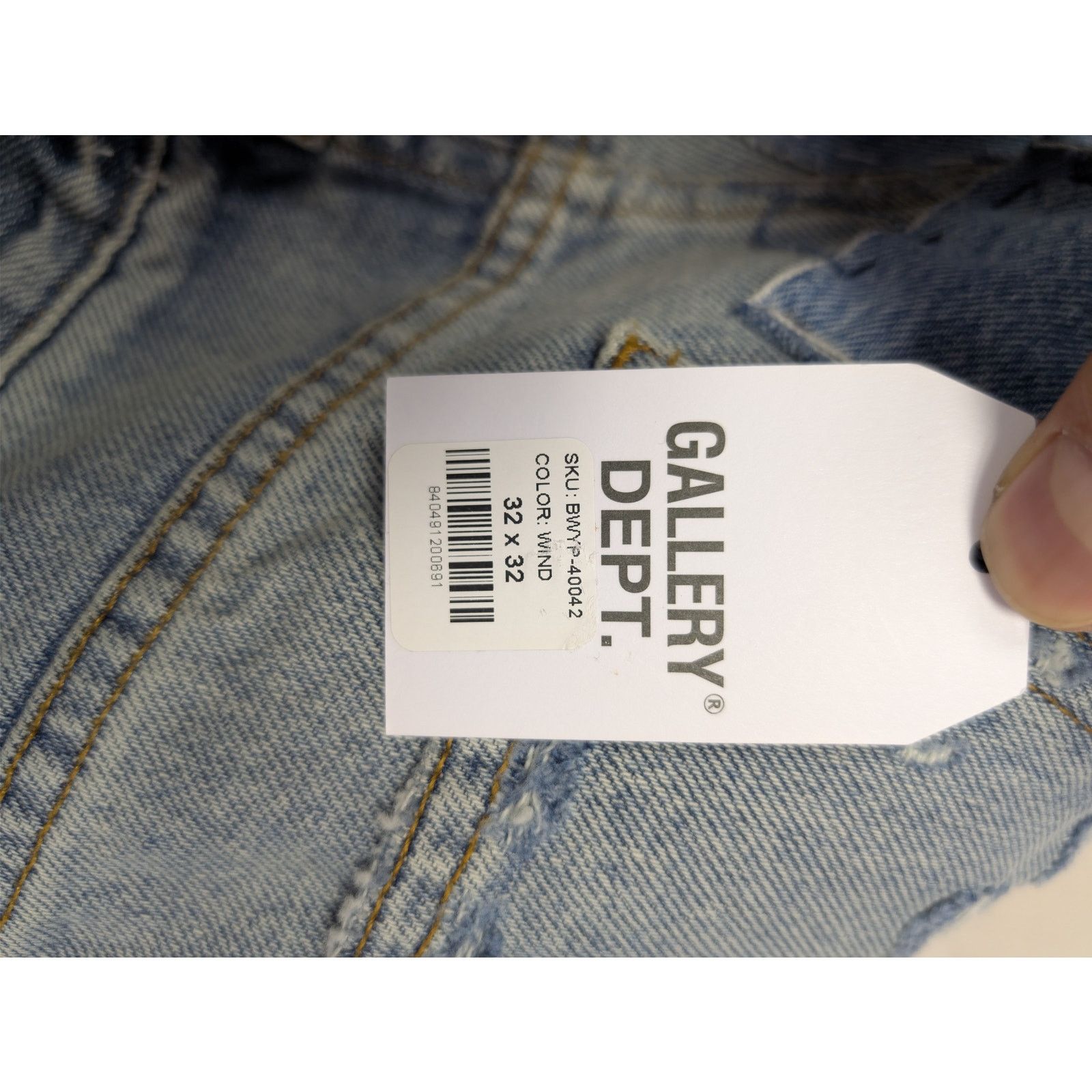 Gallery Dept. o1rshd1 Size: 32 x 32 / Bowery 5001 Straight-Leg Denim Jeans Size US 32 / EU 48 - 23 Thumbnail