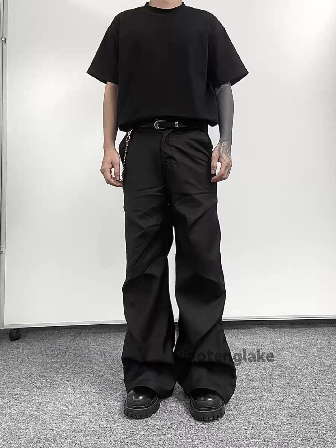 Vintage ltx utility punk yuppie hiphop flared cleanfit pleated pants Size US 32 / EU 48 - 6 Thumbnail