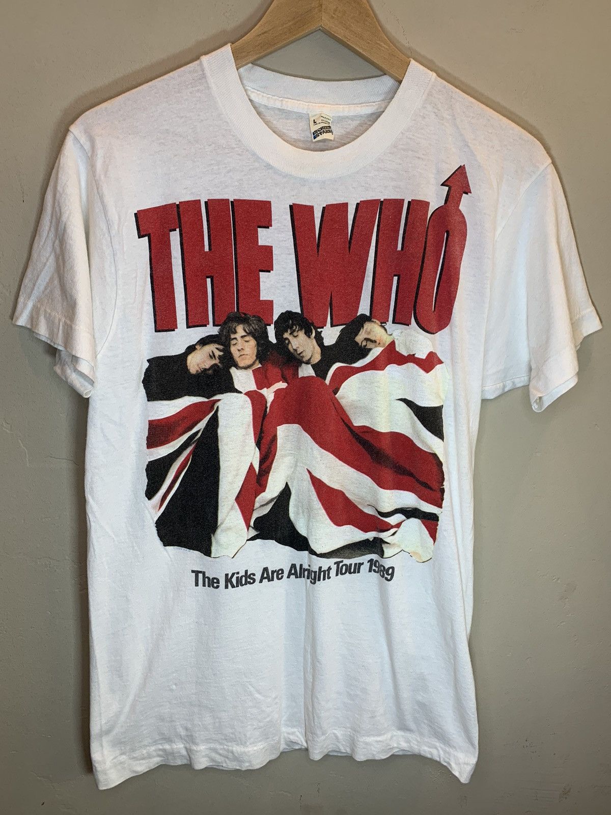 Band Tees *RARE* Vintage 1989 The Who The Kids Are Alright Tour Shirt Size US L / EU 52-54 / 3 - 1 Thumbnail