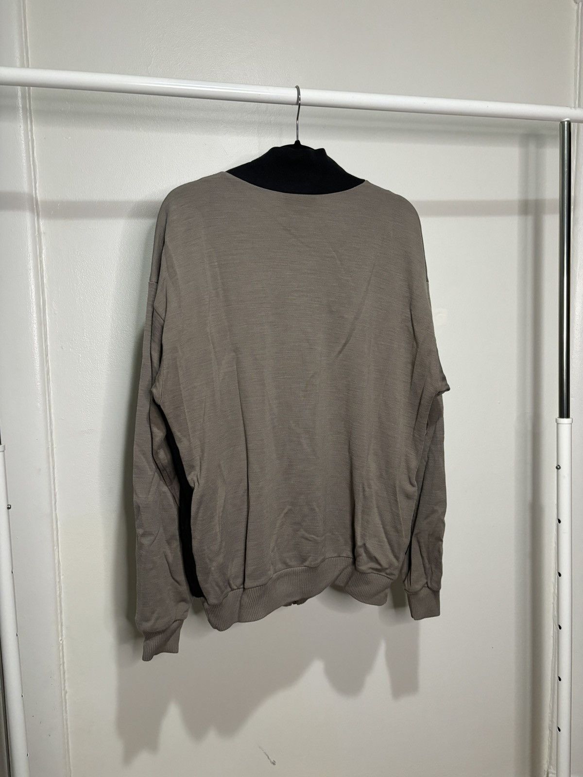 Vintage Vintage 1990s Beige Brown Zip-Up Shirt Size US XL / EU 56 / 4 - 6 Thumbnail