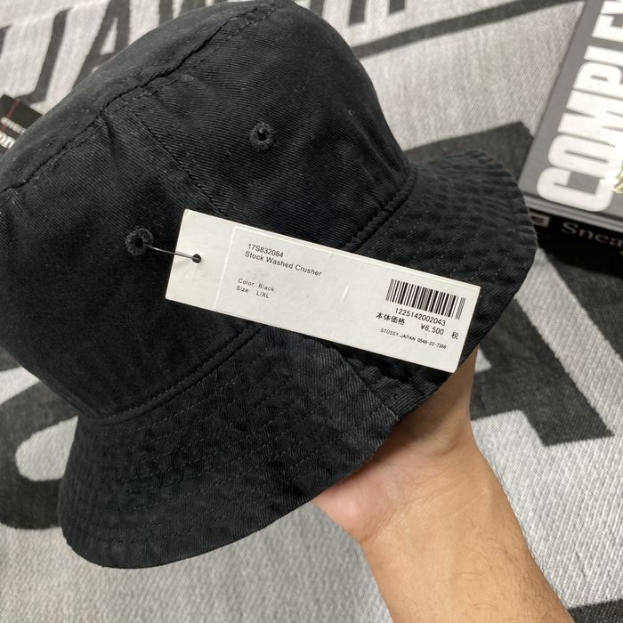 Stussy RARE Stussy Washed Bucket Hat Black | Grailed