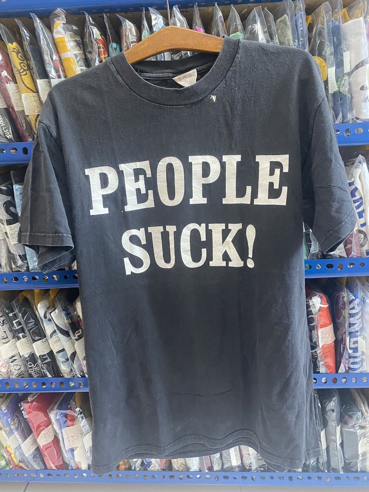 Hanes PEOPLE SUCK TSHIRT Size US M / EU 48-50 / 2 - 1 Thumbnail